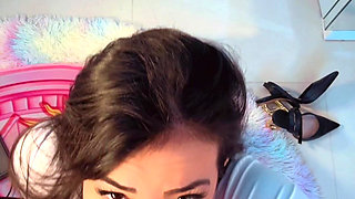 Your Sexy Secretary Giving a POV Blowjob