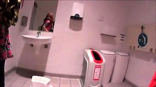 Unique hidden cams in a public shower