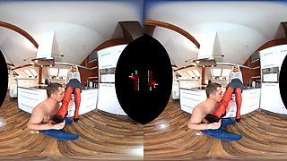 Milf In Red Stockings - Busty Blonde Fetish - Sexlikereal