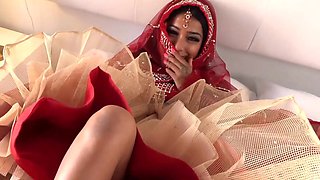 Sexy Desi princess plays with the monster dick in flawless POV