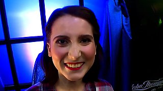 Amateur teen couple having oral sex in webcam blowjob