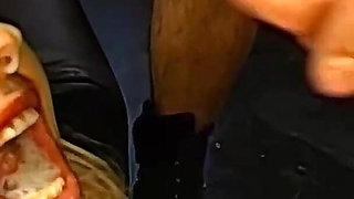 Tinchen Deepthroat Machine Gags on Thick Cocks