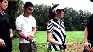 Massive Outdoor Facial Bukkake for Japanese Teen by old Guys