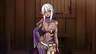 Warrior Busty Girl Play With Big Cock Between Tits ( Fuck Tits ) - ANIME Uncensored