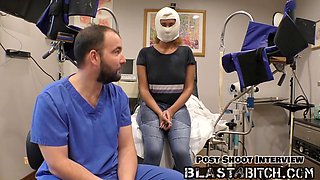 Taylor Ortega's pussy gets creampied in a POV medical roleplay
