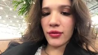 Shy_priincess masturbates in public toilet