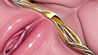 Gold Knight Show Pussy, Ai Animation