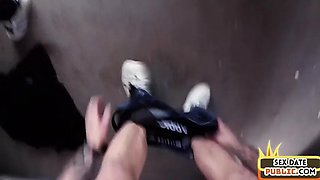 Horny pulled babe pussyfucked in POV