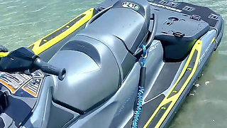 Sucking & Fucking My Jetski Instructor's Dick on the Beach