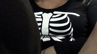 Amateur striptease and Solo masturbation