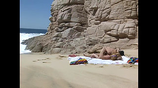 Young Blondes with Sublime Tits Gets Fucked Hard on the Beach