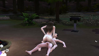 Fucking in the Forest with a Hot Girl