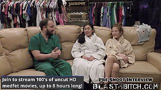 Jasmine Rose gets squirted with jizz in a POV medical scene