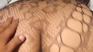 My Stepmother's Whore Models Her New Lingerie for Me and I End up Filling Her Pussy with Milk