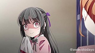 They masturbate in their gym clothes and then get naked and have sex.