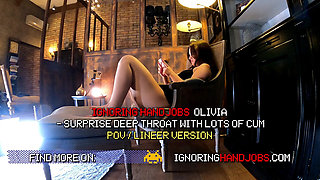 Hot Petite Brunette College Girl Sucks Like There Is No Tomorrow to Make Big Cock Guy Cums and Lose Control