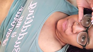 Talking About My Videos While Filming My Big Boobs