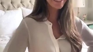 Great Big Boobs On Masturbating Redhead