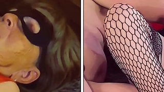 Elastigranny: Double Trouble Cum Bubble Creampie