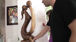 Cumshot scene with sexy Alexandra Silk from Hot Hot Films