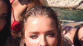 Alexa Flexy Aboard Your Boat with Her Girl Crew Alexis Crystal,lia Lin, May Thai and Megan Fiore