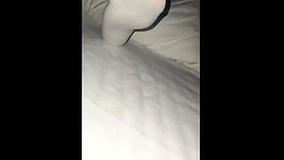 Deep sleep girl foot worship