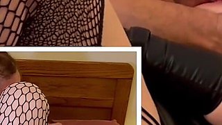 Heavy Metal Loving Granny Carmen’s Clear Heels Missionary Fuck
