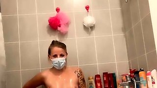 Sexy small titted brunette Judy C