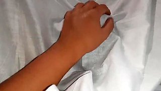 My Girlfriend Studies For Exam While Neighbor Eats My Pussy Under Blanket - Lesbian Threesome Teen Cheating