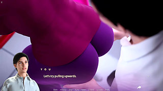 Stepmom Eve Hand Stucks And Stepson Helps Her Make Feel Happy