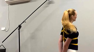 slut his tall blonde fetish flashing ass on live webcam