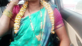Step Dad Angry Daughter in Law Car Sex Telugu Crazy Dirty Talks. Part -2