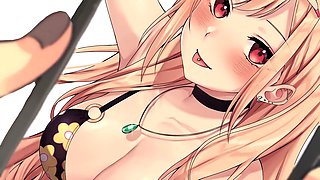 Marin Kitagawa's seductive teasing session will drive you wild~ (Anime JOI, Dress-Up Fantasy)