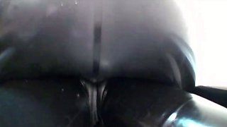 Extreme fetish latex play