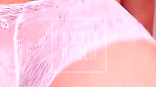 Girl with Big Ass Dancing Naked and Shaking Her Hips - Close up