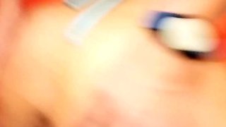 Mexicana blowjob with her big boobs