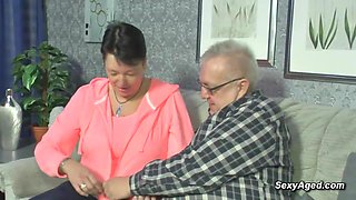 A stunning German amateur mature wife Nicole S in her late fourties and her older husband Willi enjoying in pussy play and blowjob and hardcore sex