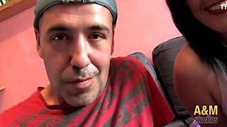 Spanish Amateur Couple Fucked At Home With Montse Swinger