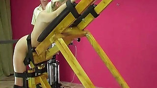 Veronikaa Spanking Machine - Paddling