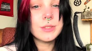 Emo Teen Becka Solo Webcam Masturbation Porn