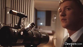 Deeper. Voyeur lives out his kinks through a telescope