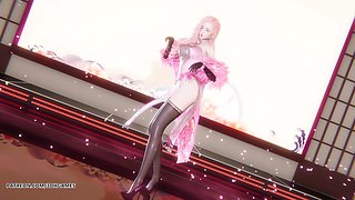 [mmd] Soojin - Agassy Seraphine Sexy Striptease League of Legends Uncensored Hentai