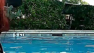 Nurse Vicki and Handsome Harry Are Having Fun Kissing in the Pool!