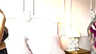 Frustrated MILF Andi James Gets Her Cunt Wrecked by Femdom Sabien Demonia's Glass Dildo