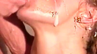 Blonde Horny MILF Seduced First His Boss Before She Sucked a Big Cock