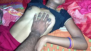 Indian Desi Couple Both Home Alone Having Sex and Her Husband Fingering Her Pussy