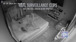 Hidden camera above the bed