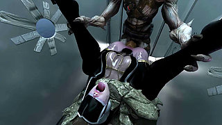 she was caught cheating and fucked in the toilet of a nightclub in the pussy and ass at the same time orcs 3d animation