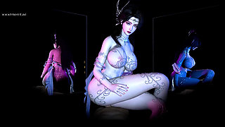 Goddess Curvy Girl Chronicles: the Animated Goddess - 3D Animation Hentai