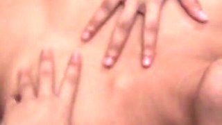 Sexy Asian Aeing to pull herself off moral started to caress her hot and eager pussy